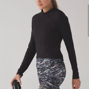 Lululemon Hill and Valley Mock Neck | Navy Blue